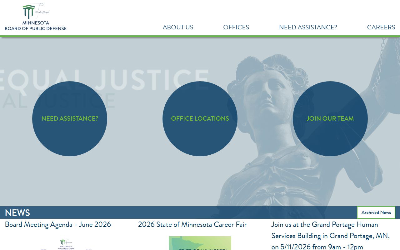 Hennepin County arrest records and court charges Minnesota Board of Public Defense