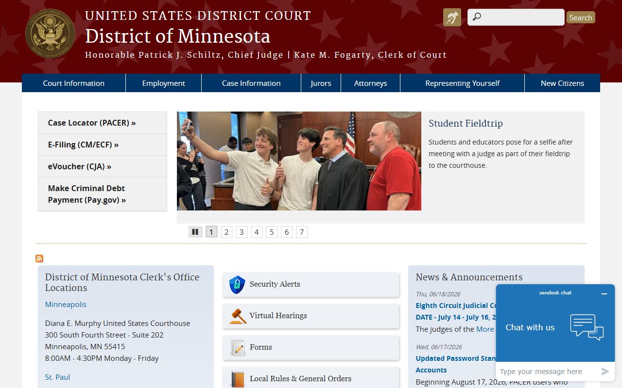 Hennepin County District Court federal district court distinction